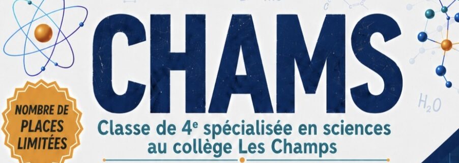 Inscriptions à venir. Niveau 4eme. Places limitées. 